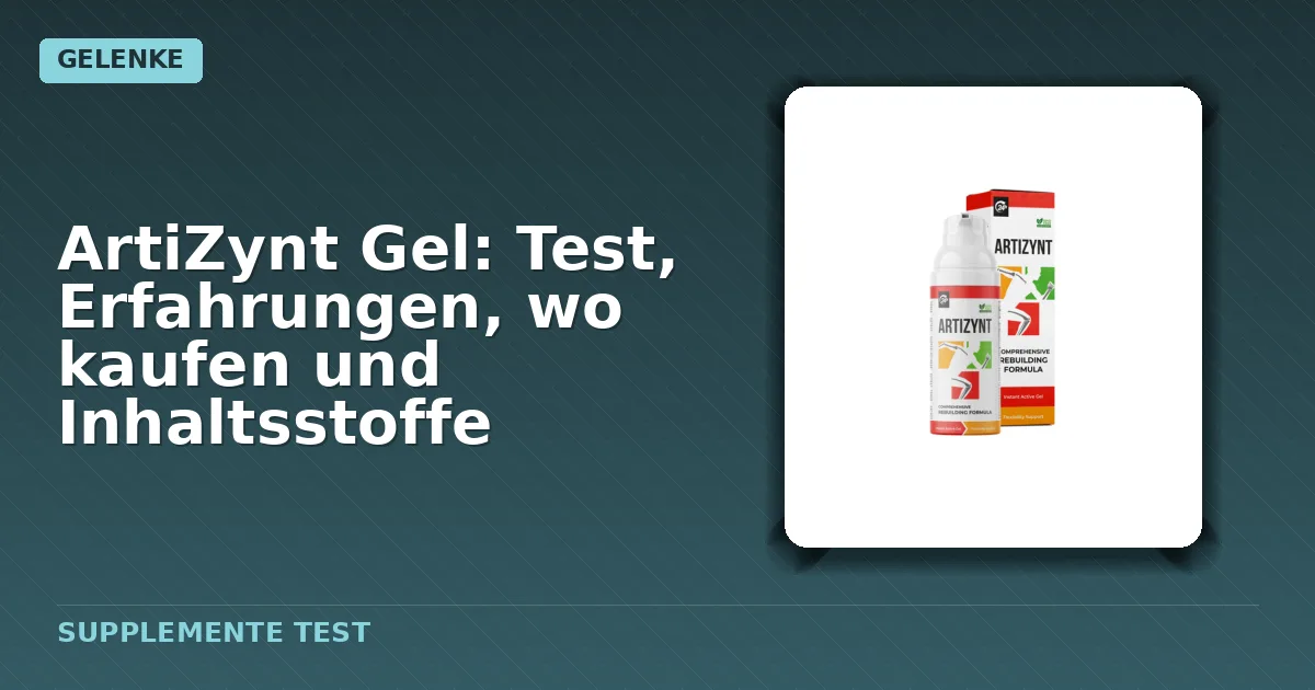 ArtiZynt Gel Tube Verpackung