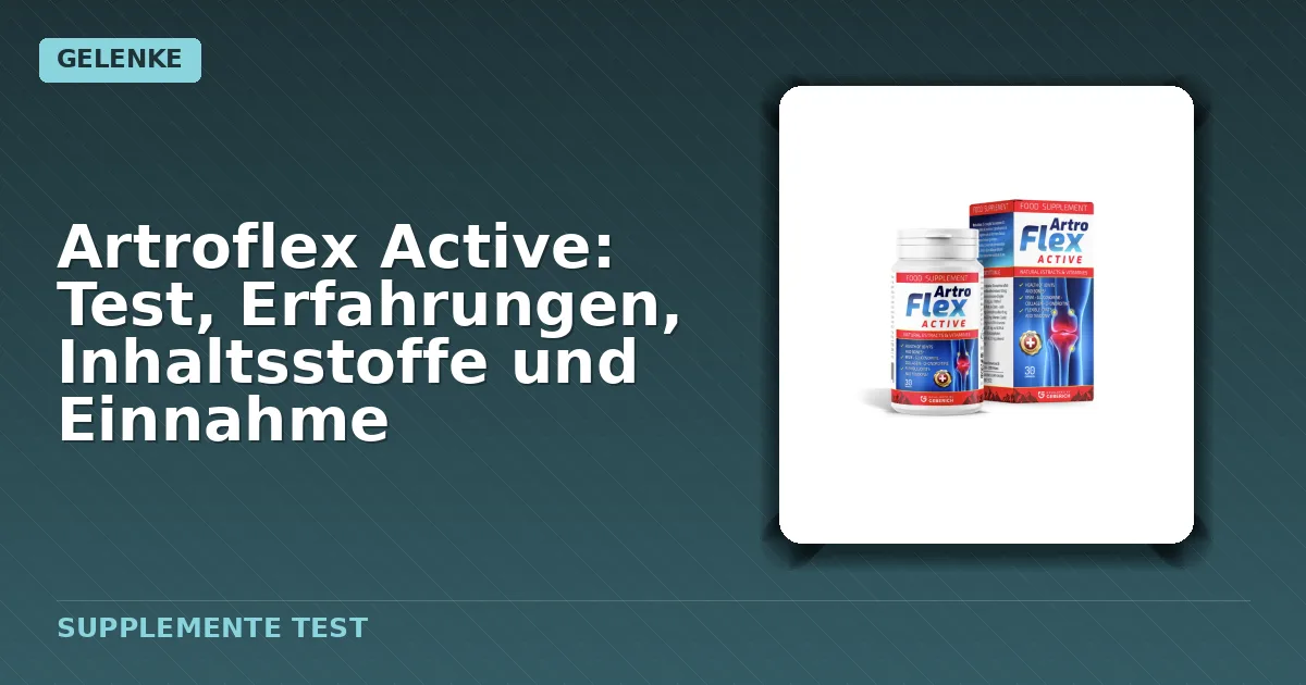 Packung von Artroflex Active Kapseln