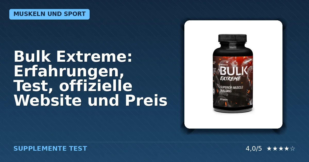 Verpackung von Bulk Extreme Nahrungsergänzungsmittel für Kraftsport