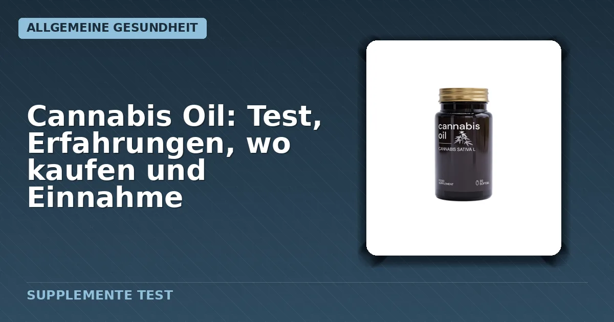Verpackung der Cannabis Oil Kapseln