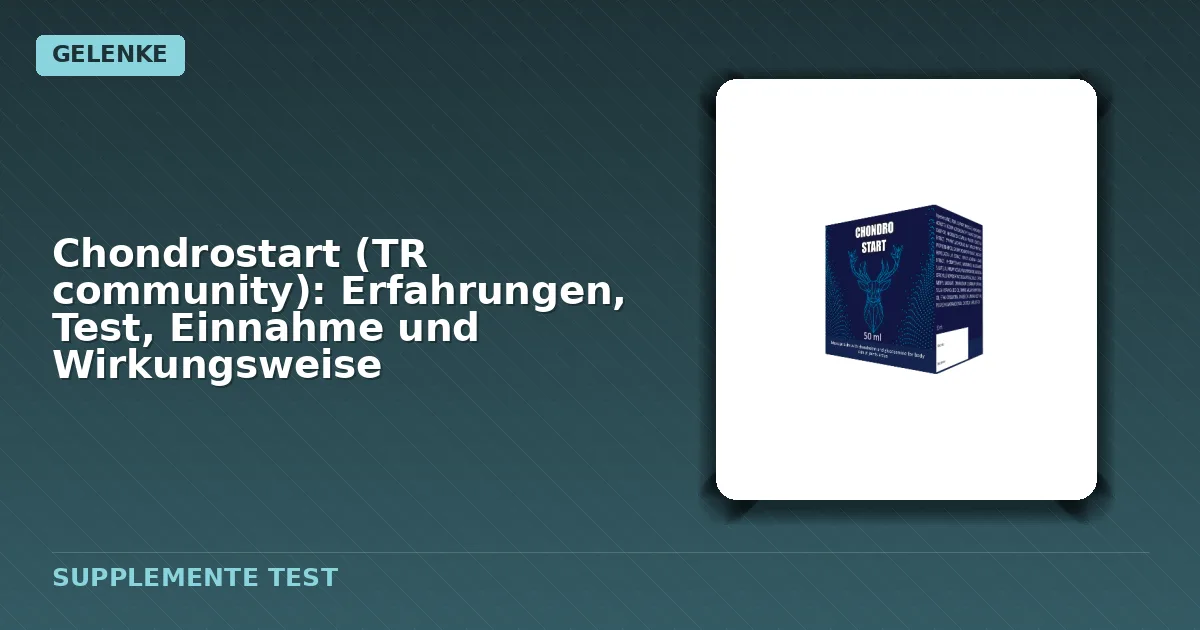 Packung von Chondrostart TR Community Creme