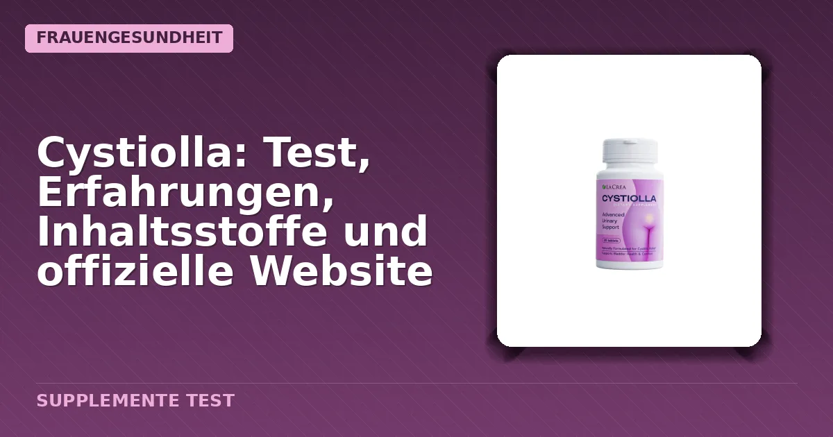 Produktverpackung von Cystiolla