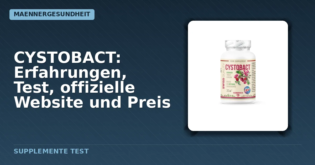 Packung mit CYSTOBACT Kapseln