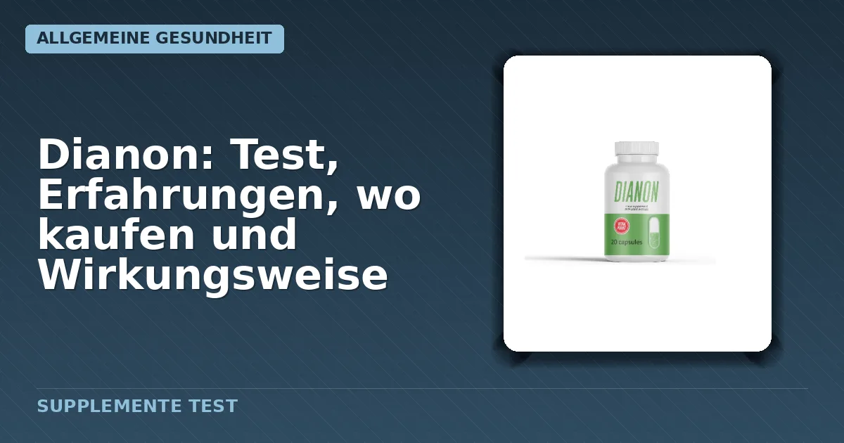 Dianon Verpackung mit 60 Kapseln