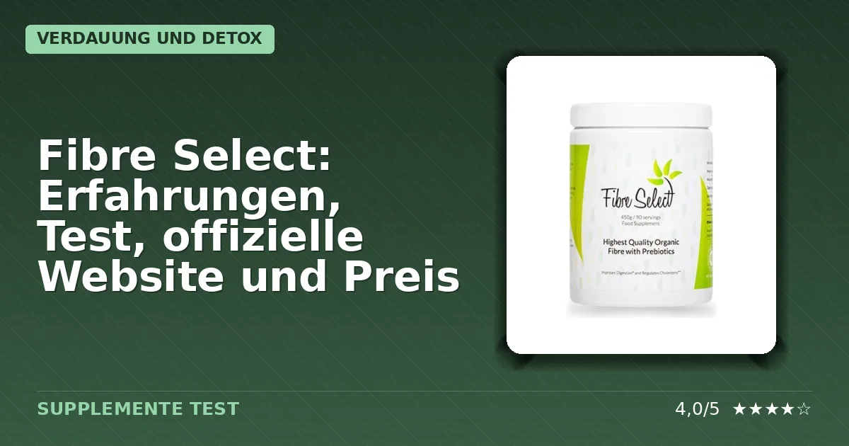 Fibre Select Verpackung mit Pulverbehälter