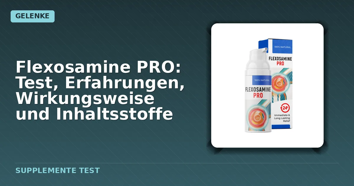 Packung von Flexosamine PRO Gel