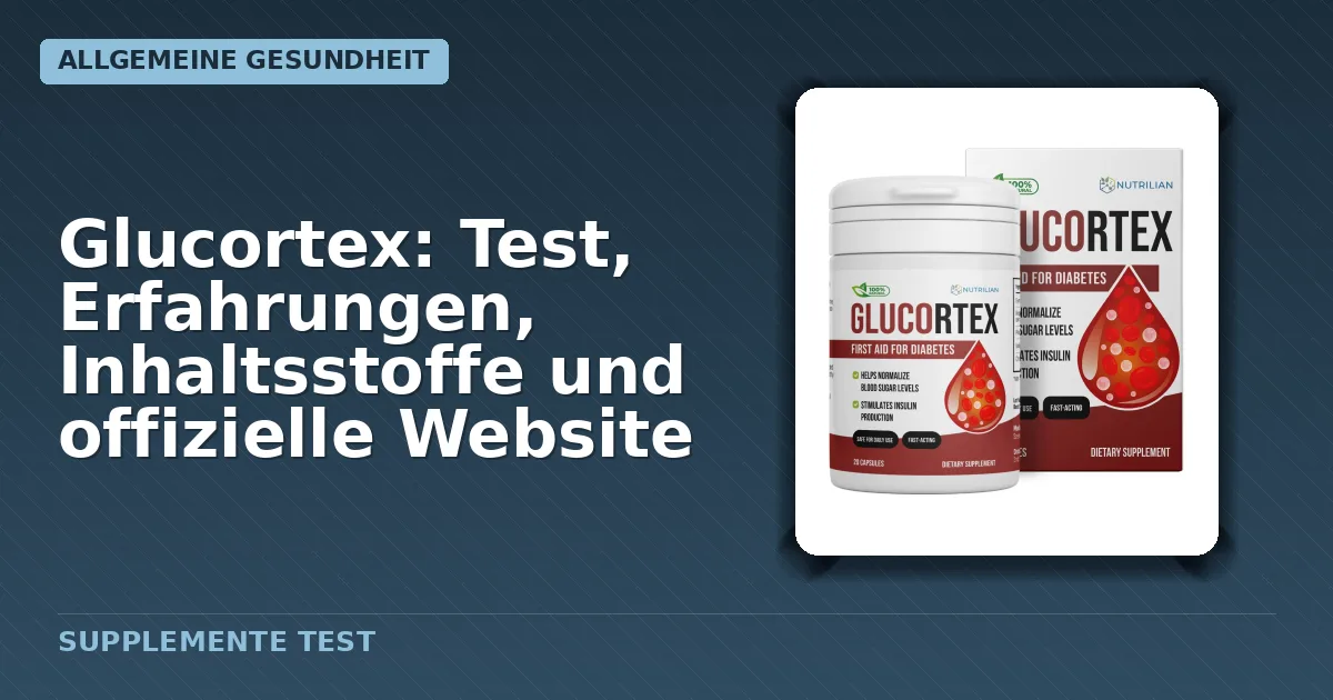 Packung von Glucortex Kapseln