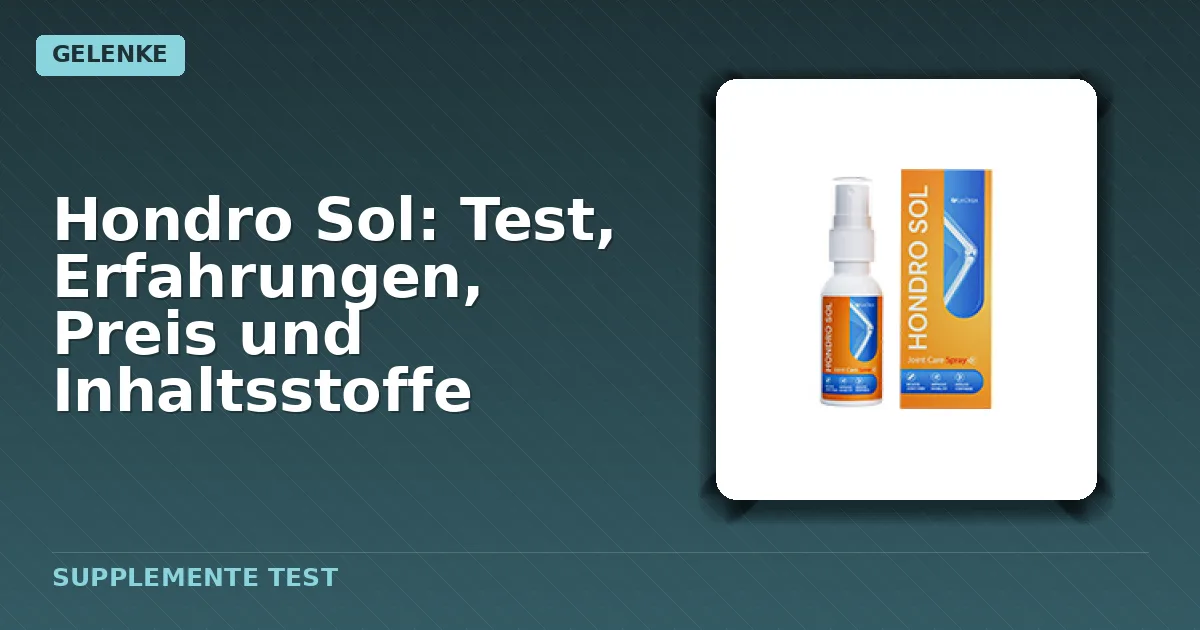 Packung des Hondro Sol Sprays