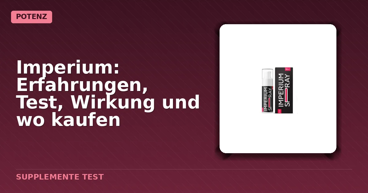 Packung des Imperium Gels für Männer