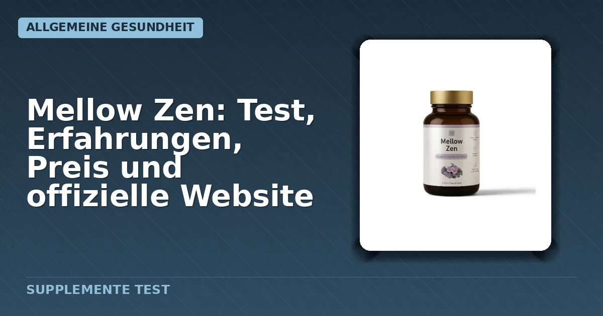 Produktverpackung von Mellow Zen