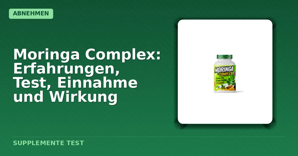 Packung von Moringa Complex Kapseln