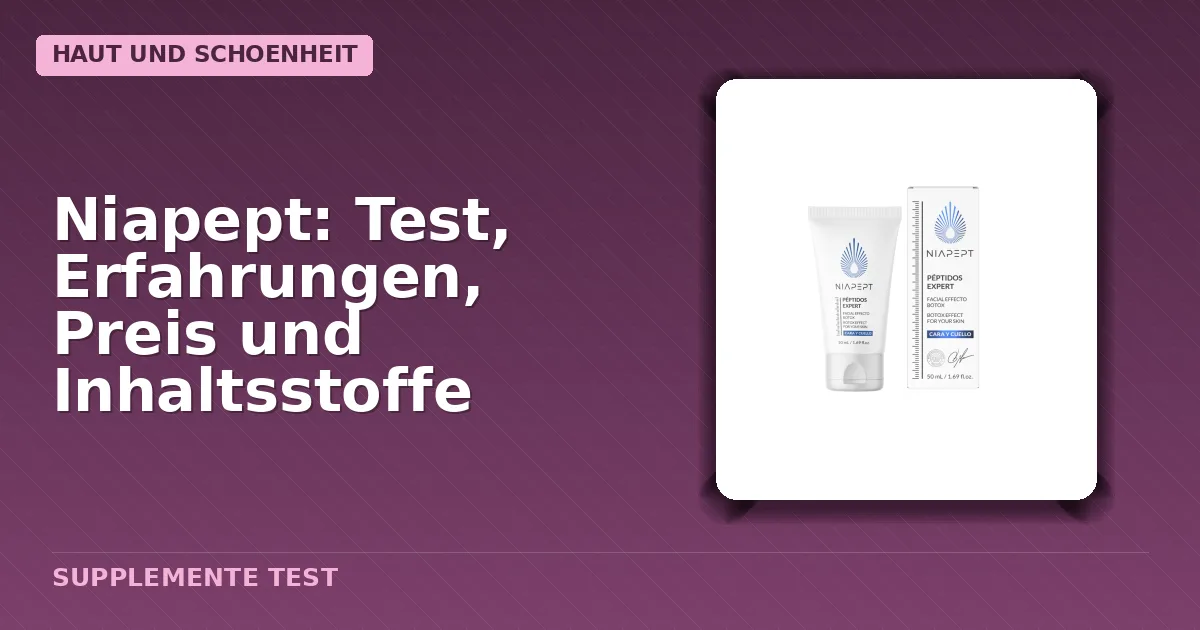 Niapept Anti-Aging-Creme Tube