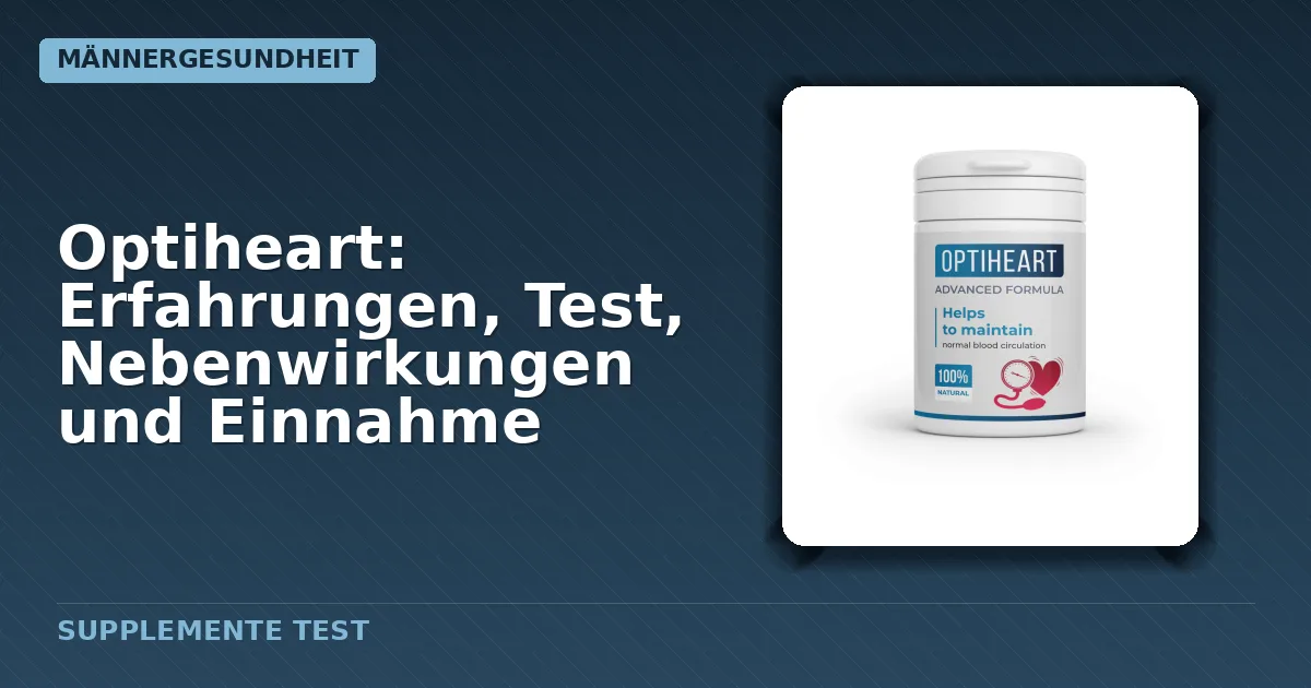 Produktverpackung von Optiheart Kapseln