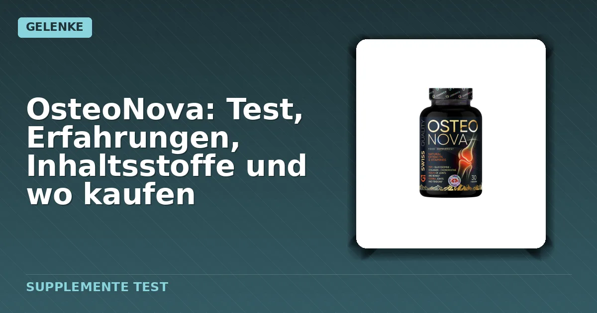 Packung von OsteoNova Weichkapseln
