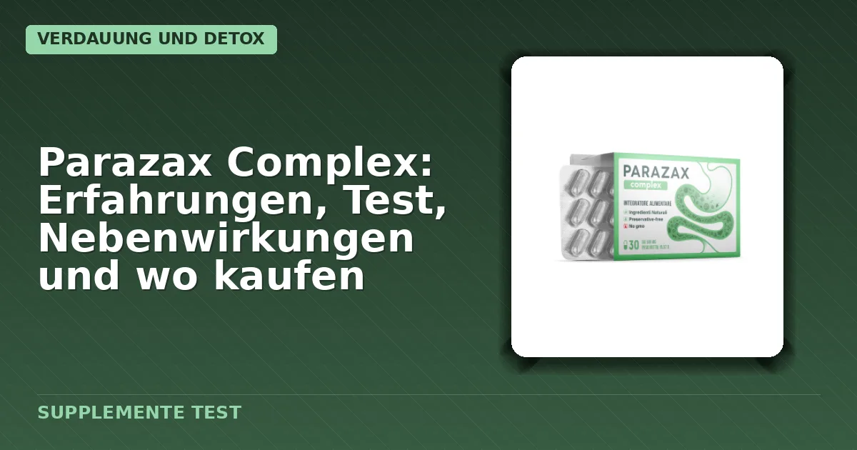 Packung von Parazax Complex Kapseln