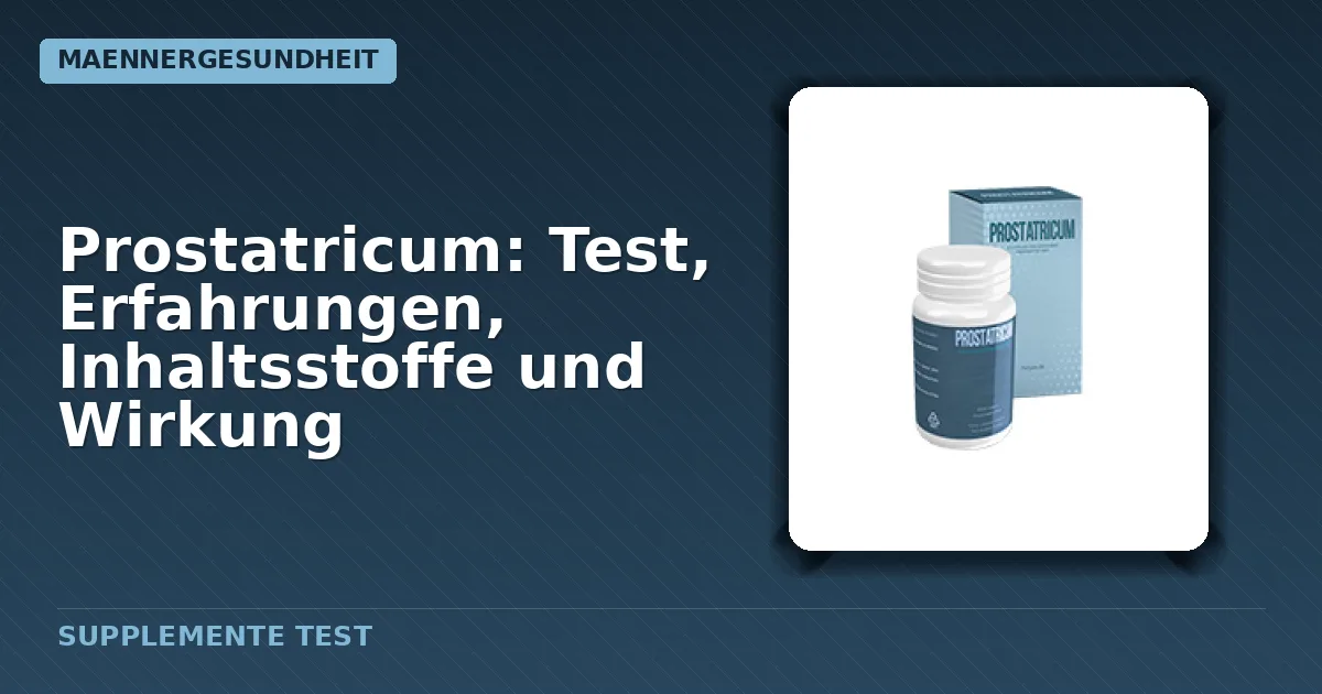 Packung von Prostatricum Kapseln