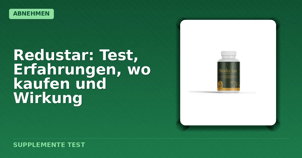 Packung von Redustar Kapseln