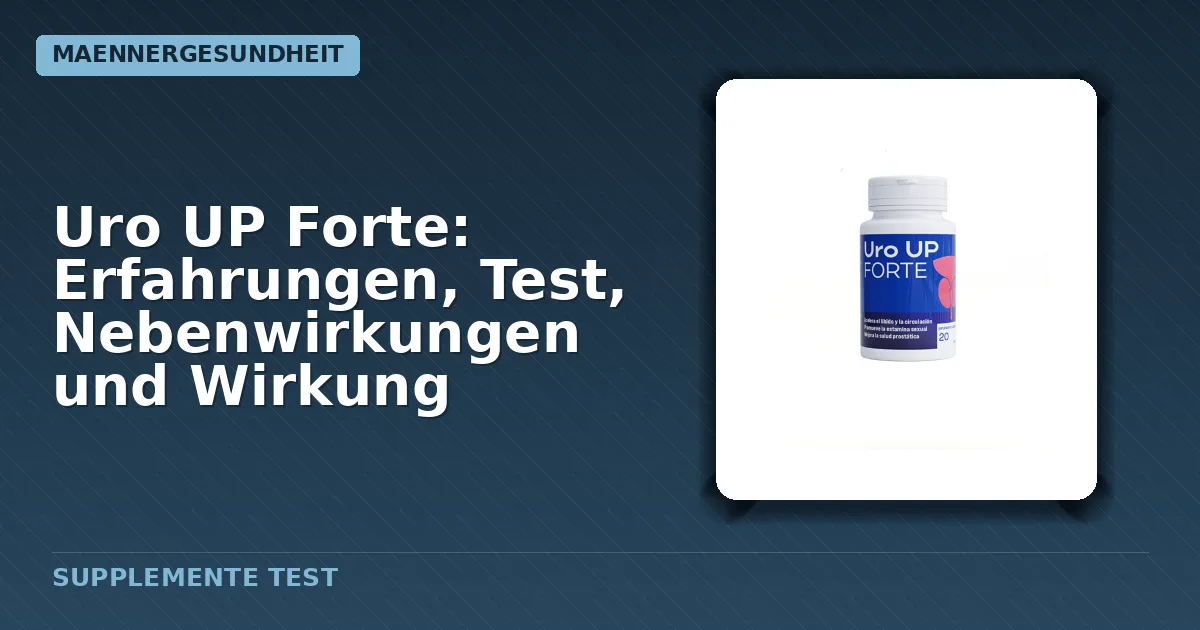 Packung mit Uro UP Forte Kapseln für Männergesundheit