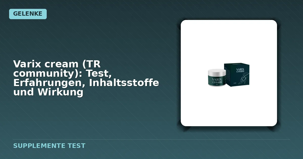 Packung von Varix cream TR Community