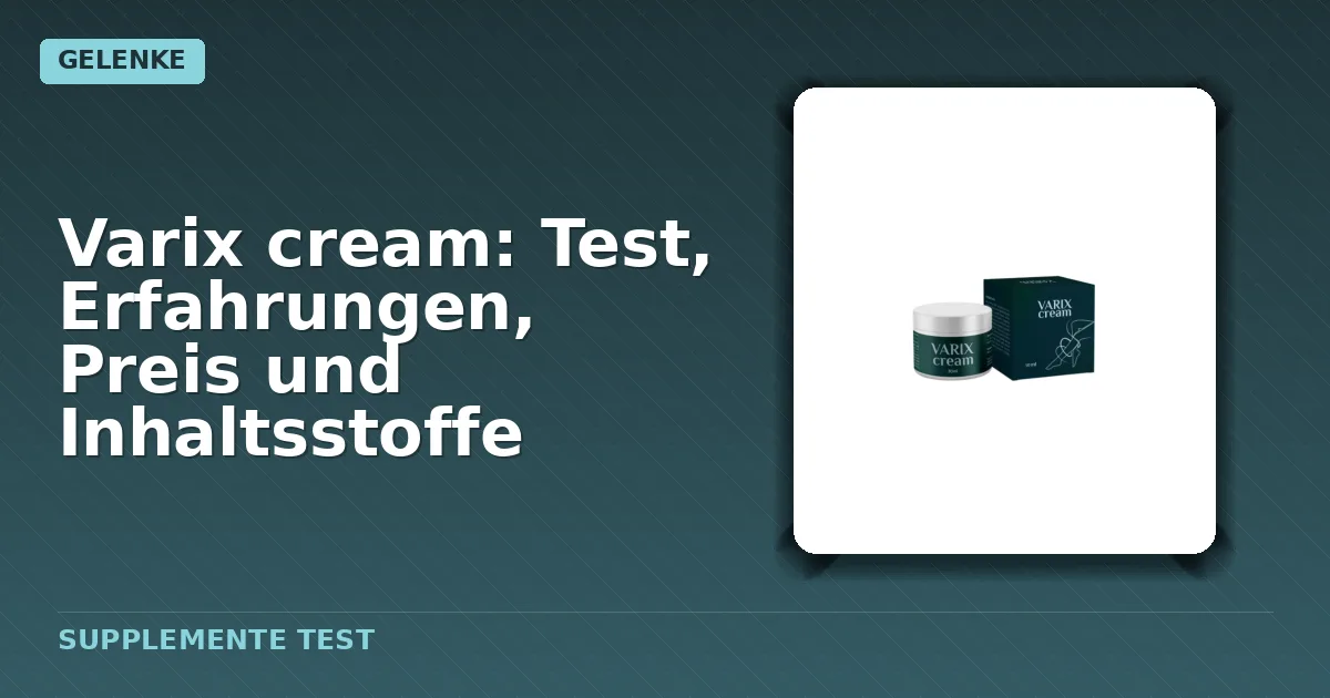 Packung der Varix Cream
